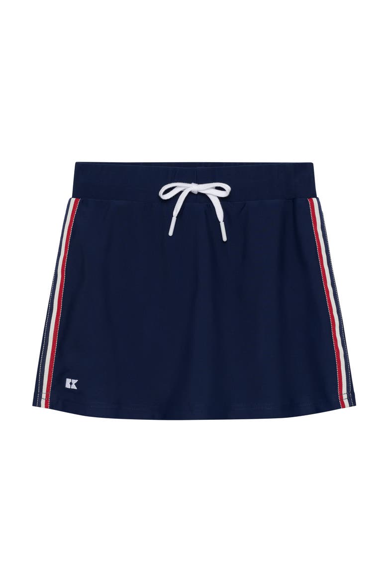 Girls Ribboned Skirt, Main, color, Navy