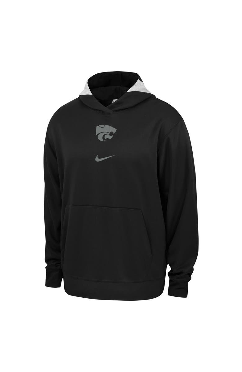 Nike Men's Nike Black Kansas State Wildcats Basketball Spotlight Performance Pullover Hoodie, Alternate, color, Black
