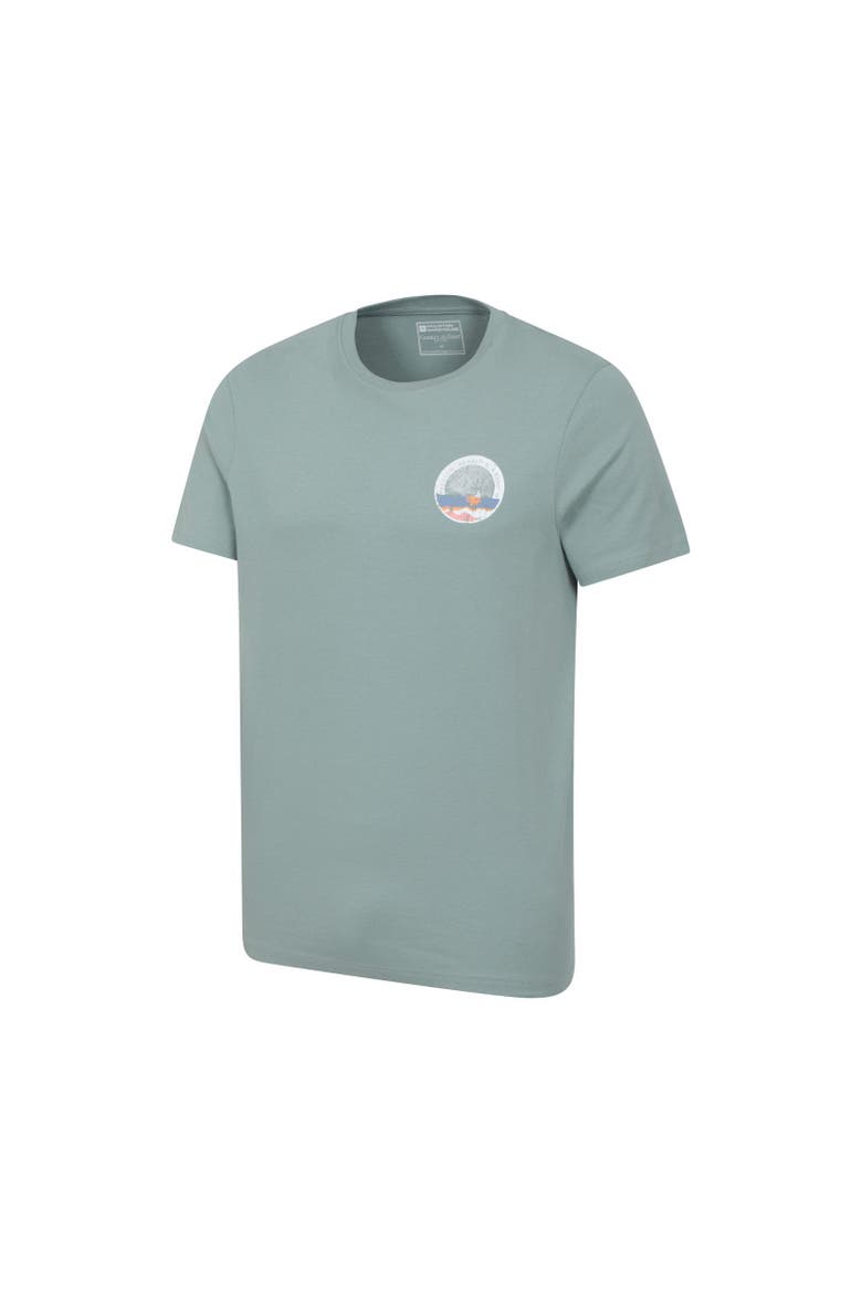 Padstow Printed Natural T-Shirt, Alternate, color, Pale Green