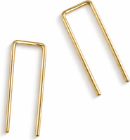 Sheena Marshall Jewelry Tiny Staple Threader Earrings