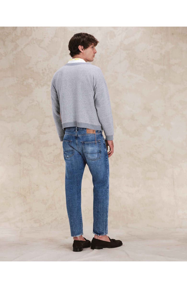 Fortela 965 John Japan Selvedge 5-Pocket Slim-Fit Denim Pants, Alternate, color, Stone Wash