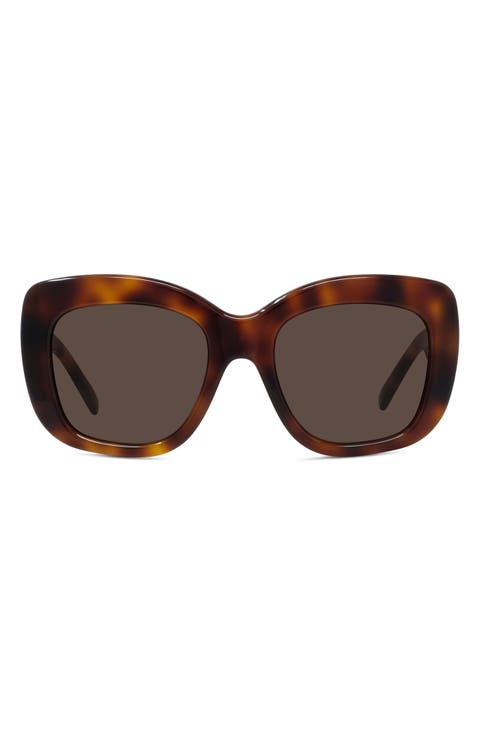 Bold 53mm Gradient Butterfly Sunglasses
