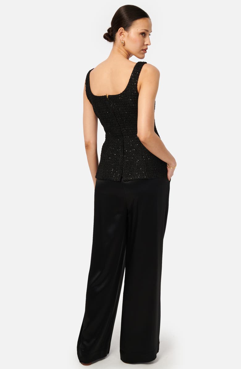 CAMI NYC Rosita Button Front Tweed Tank Top, Alternate, color, 