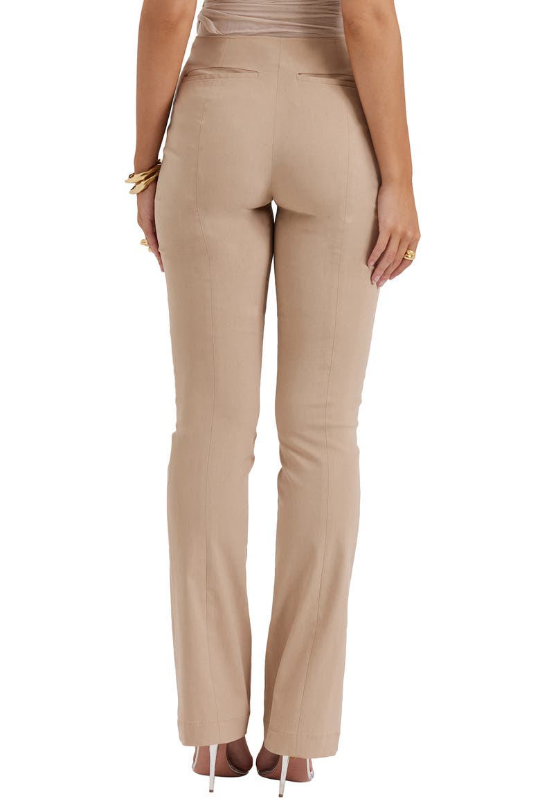 Cai Slim Fit Straight Leg Pants, Alternate, color, WHITE PEPPER