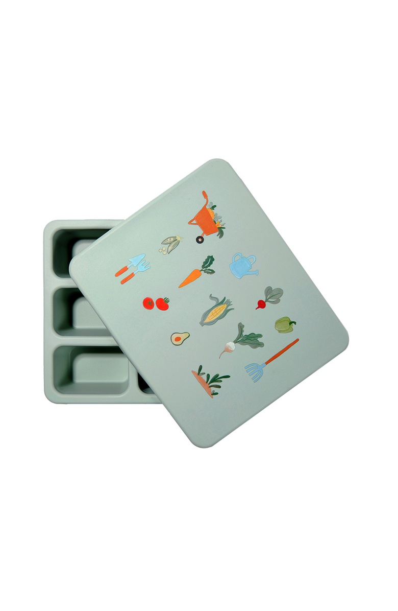 Austin Baby Co Silicone Bento Box, Main, color, Robin's Egg Blue