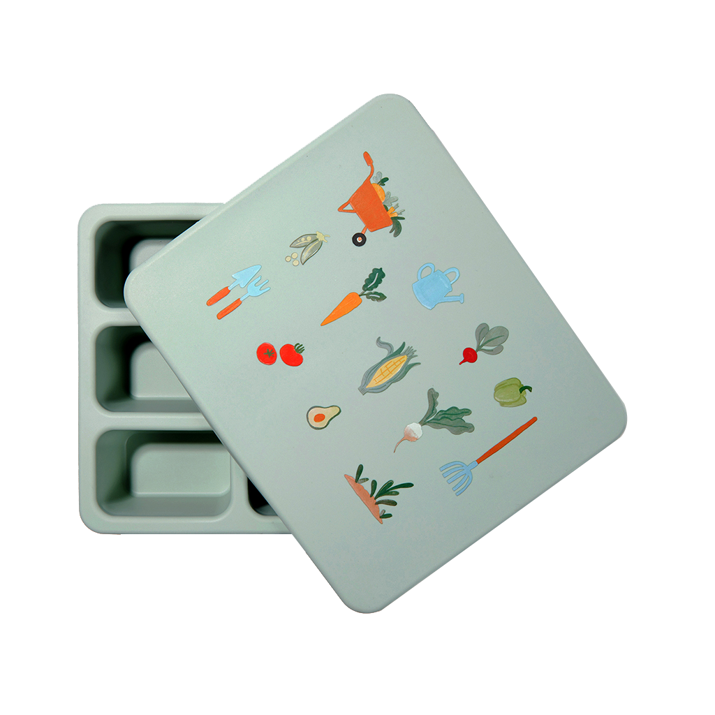 Austin Baby Co Silicone Bento Box in Robin's Egg Blue  product