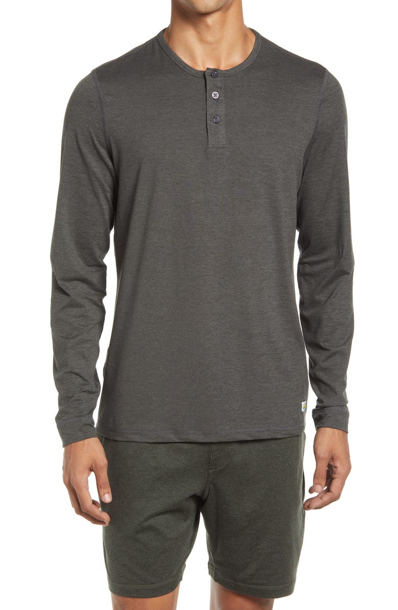 Vuori Long Sleeve Ease Performance Henley, Main, color,