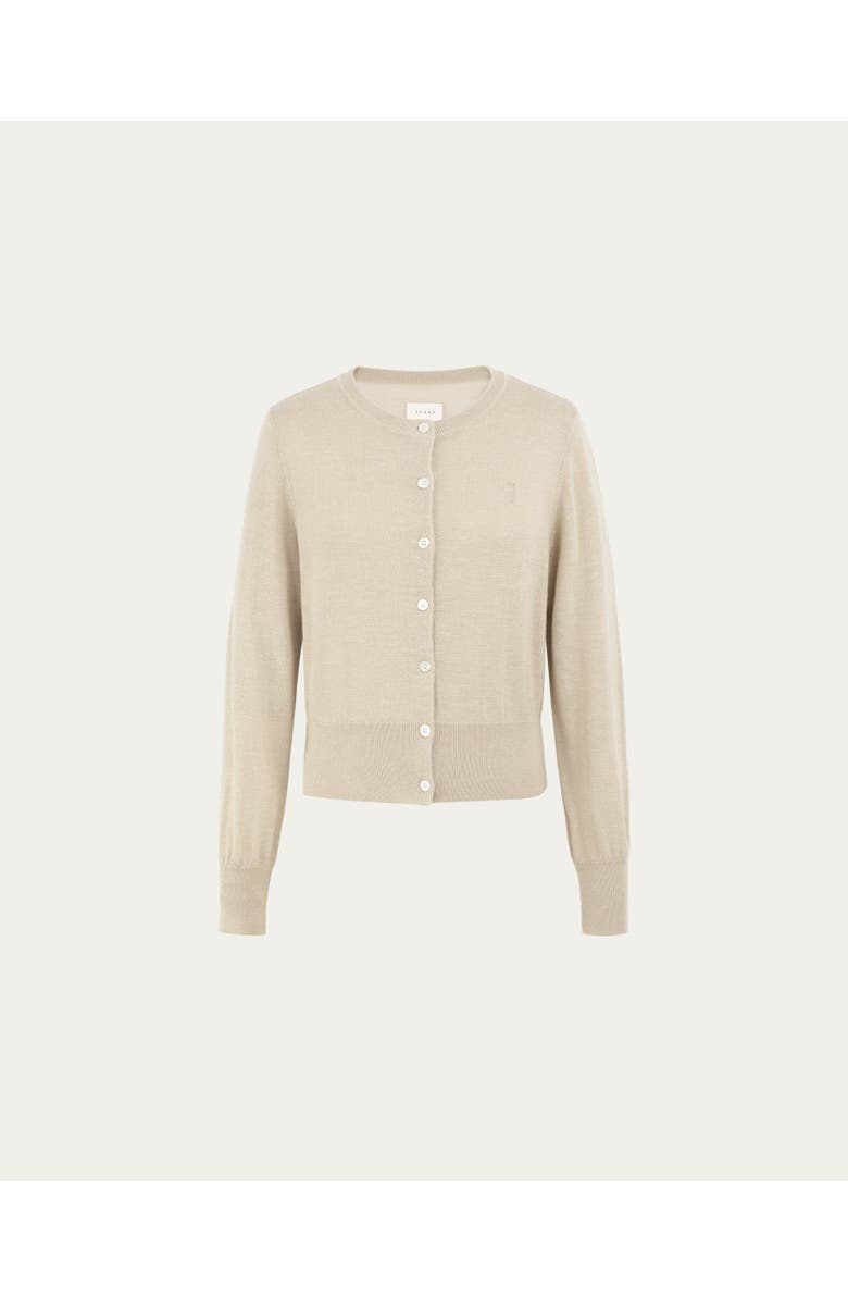 JUANA Liora Knitted Cardigan, Main, color, Beige