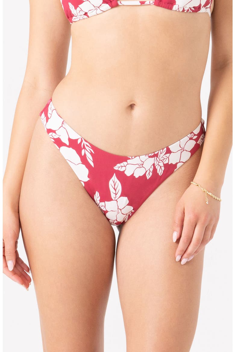 Hibiscus Hideaway Bikini Bottoms, Main, color, HIBISCUS