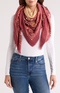 Vince Camuto Supersoft Medallion Square Scarf
