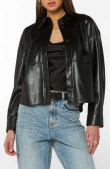 Halo Faux Leather Jacket