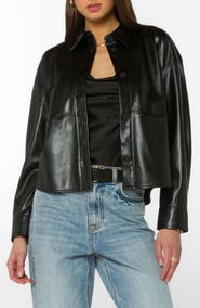VELVET HEART Halo Faux Leather Jacket