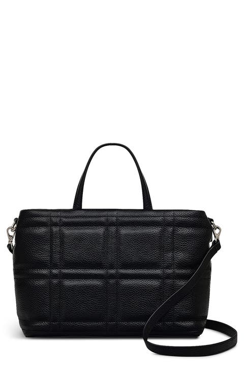 Sunny Dene Small Zip Quilted Leather Satchel