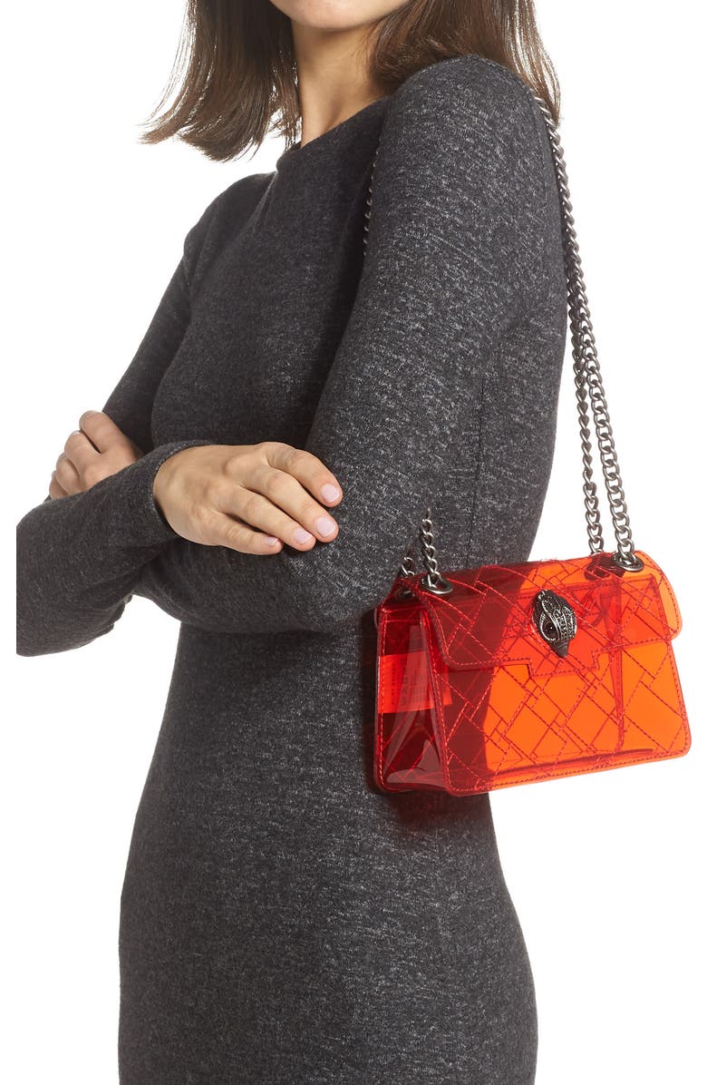 Kurt Geiger London Mini Kensington Transparent Shoulder Bag, Alternate, color,