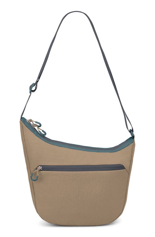 Osprey Daylite Water Repellent Crossbody Pouch In Cascade Blue/latte Brown
