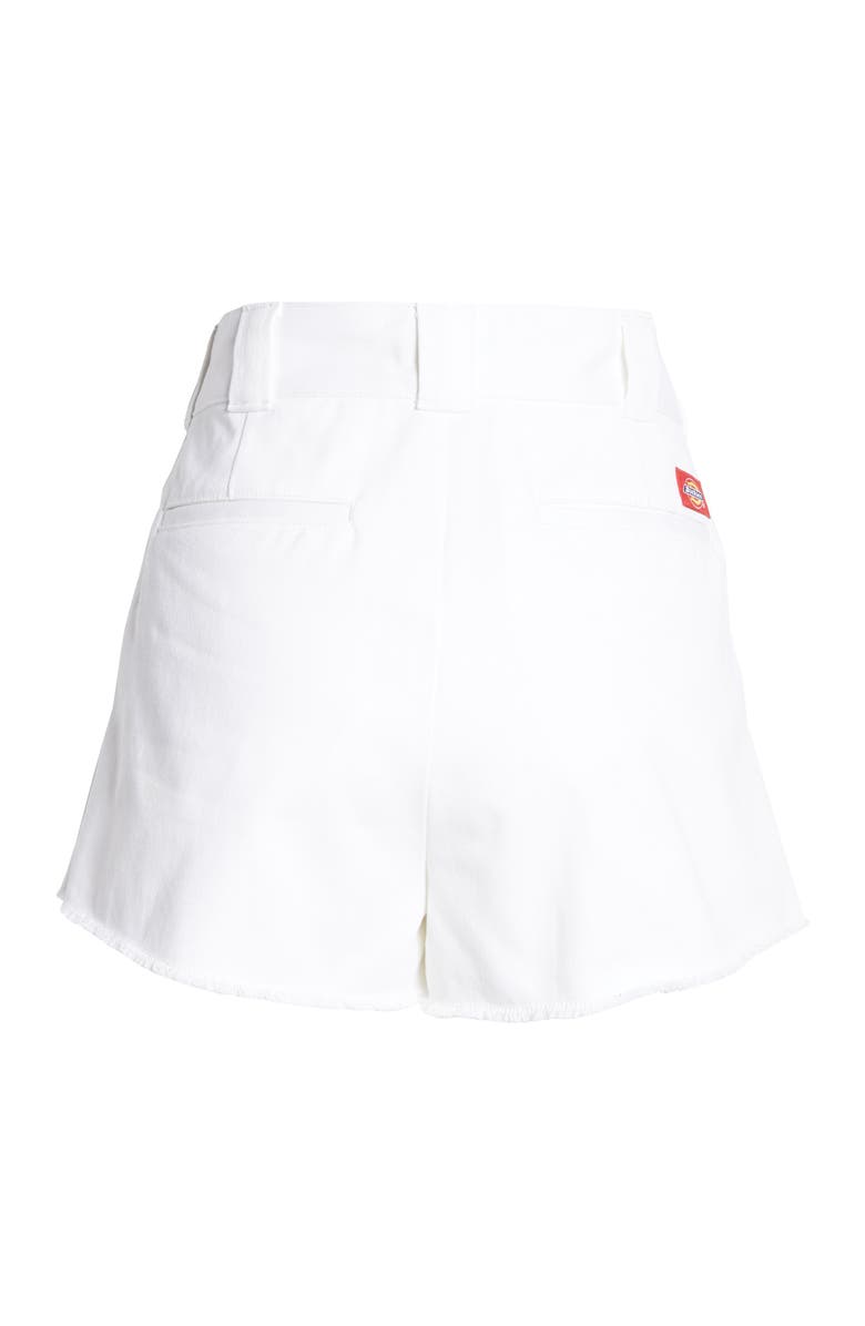 Dickies Frayed Cotton Blend Worker Shorts, Alternate, color, 