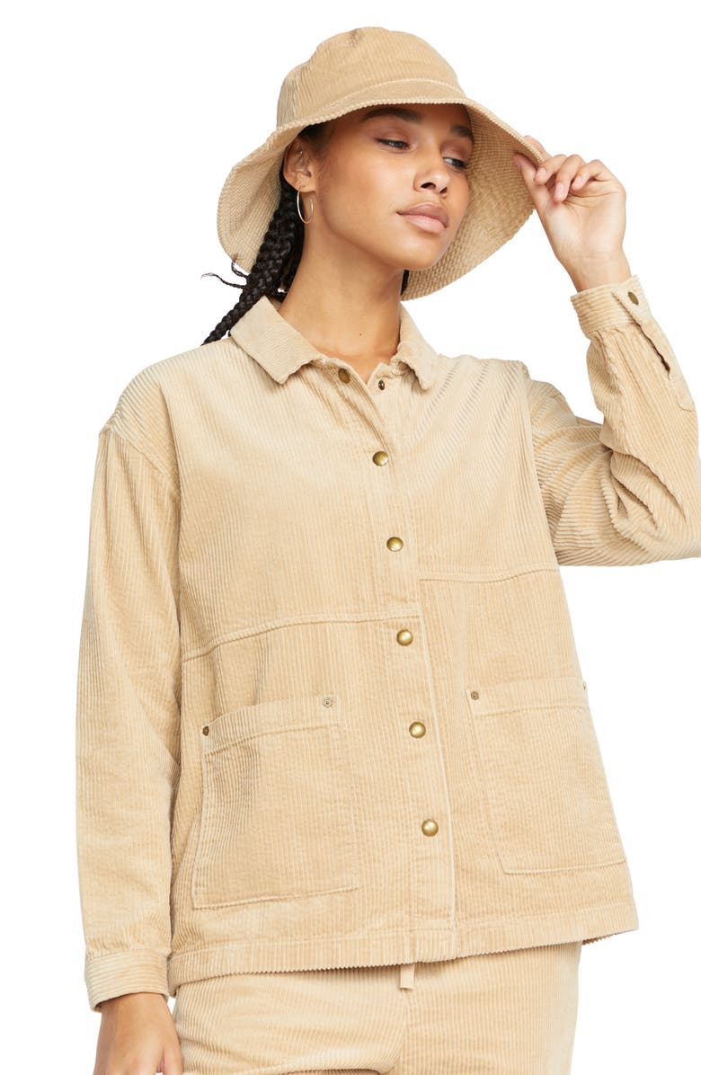 Volcom Stone Street Corduroy Shacket, Alternate, color,