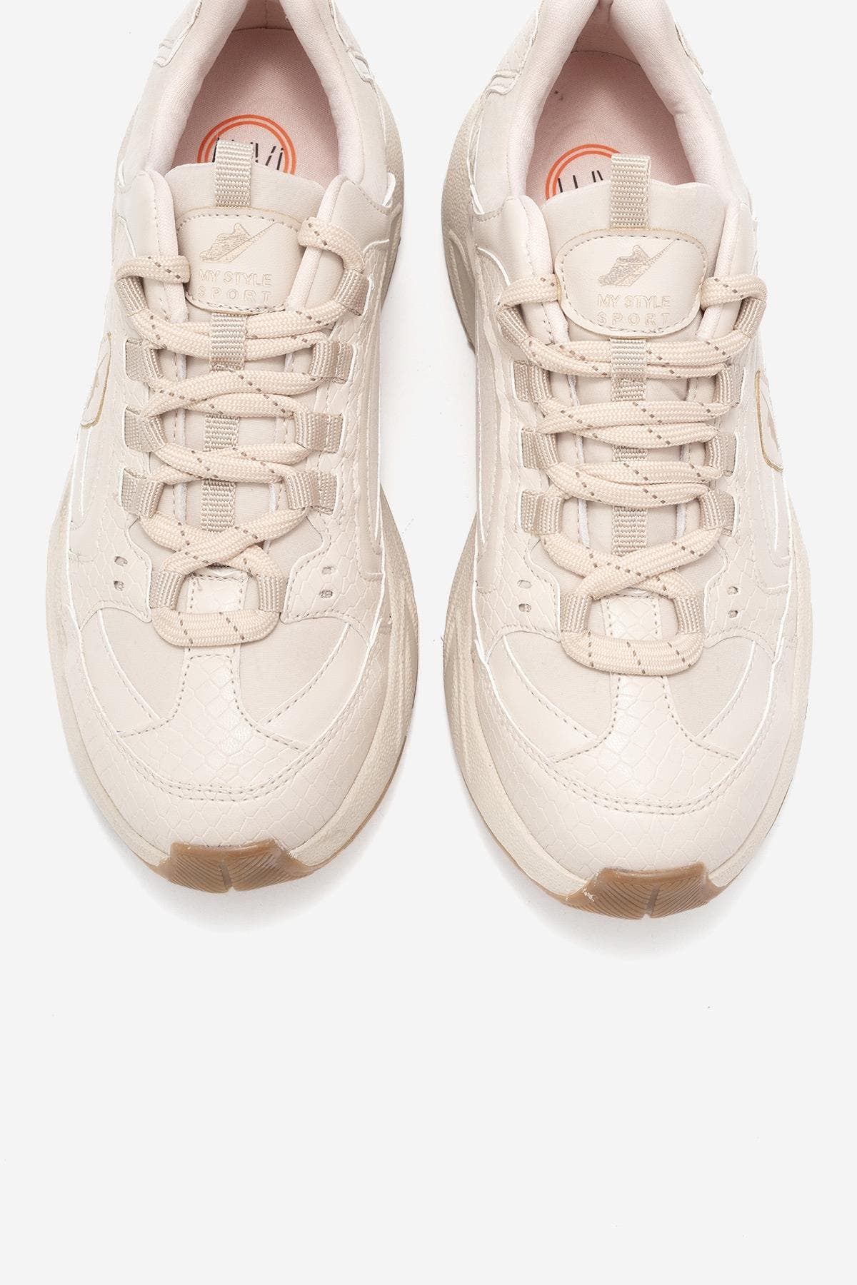 Bambi Printed Mesh Sneakers, Alternate, color, Sand Faux Leather