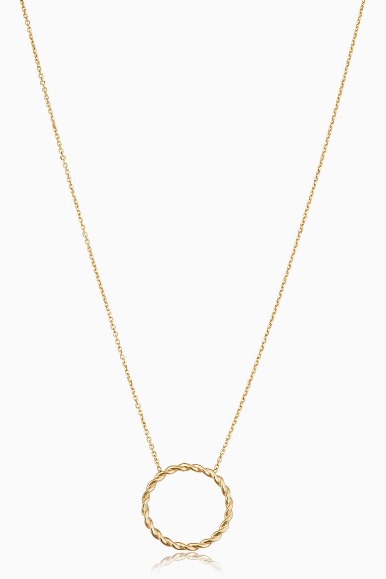 14K Gold Caesar Pendant Necklace, Main, color, Yellow Gold