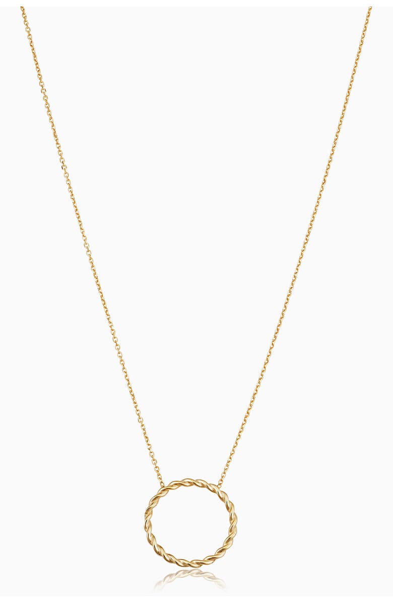 Oradina 14K Gold Caesar Pendant Necklace, Main, color, Yellow Gold