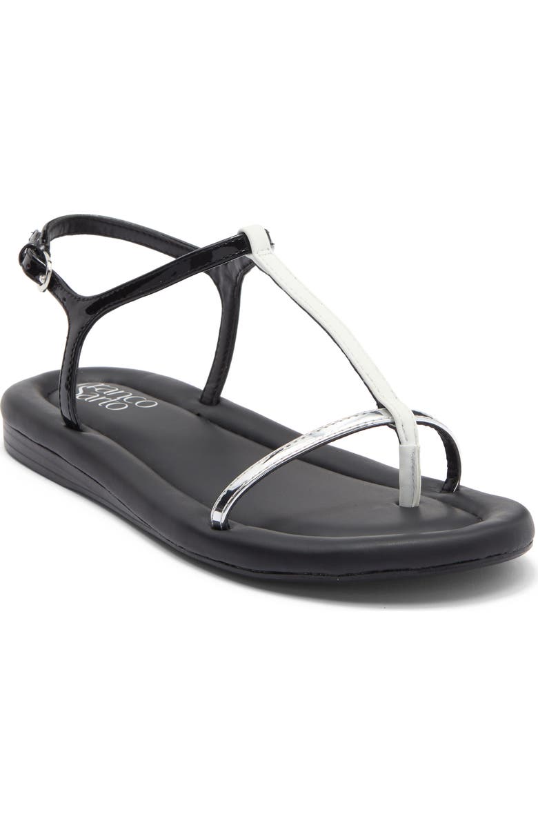 Franco Sarto Joela Sandal, Main, color, Black Multi