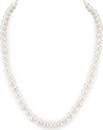 The Pearl Source Freshwater Pearl Necklace 7-7.5mm