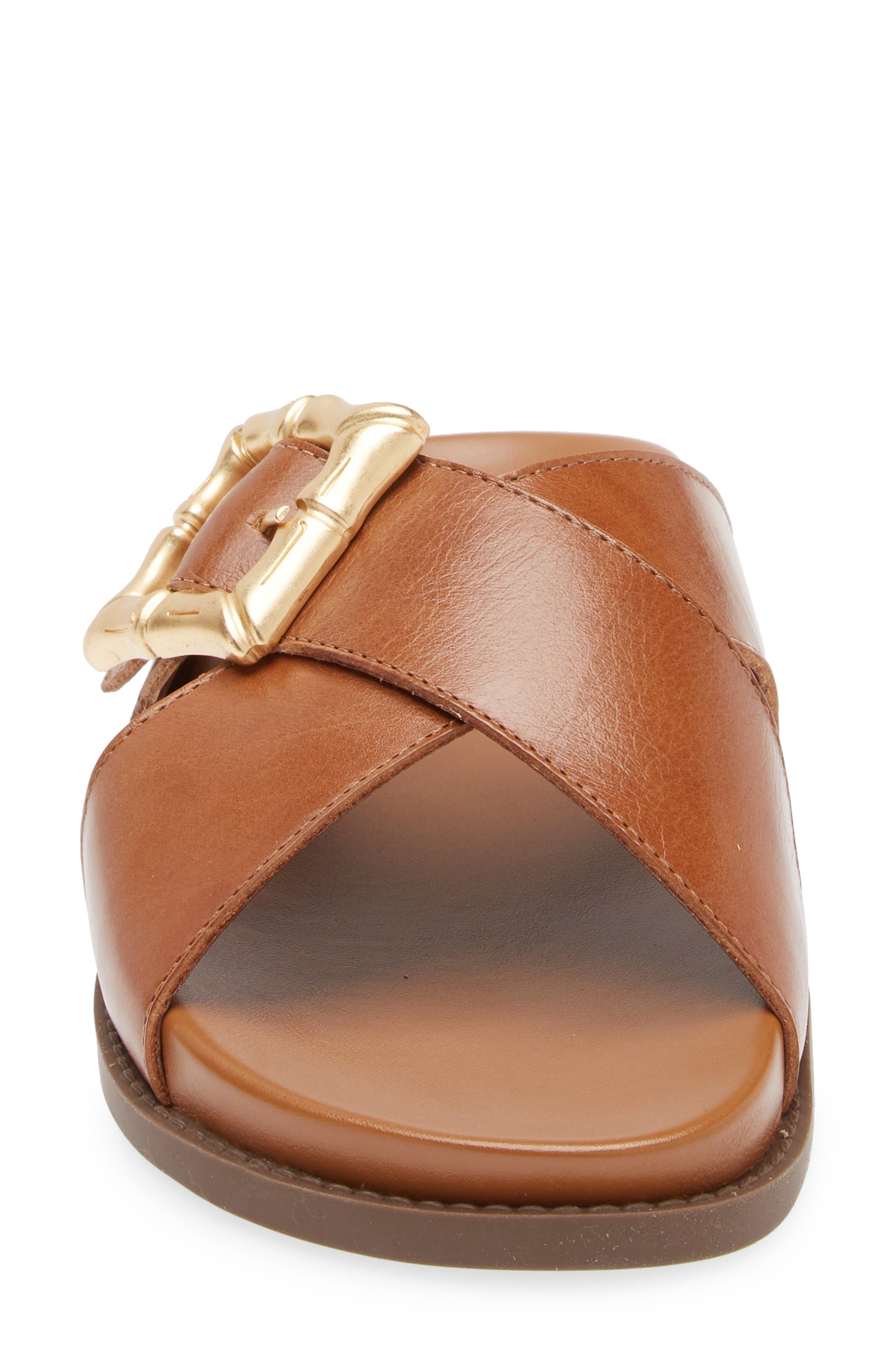 Enola Slide Sandal, Alternate, color, CAMEL