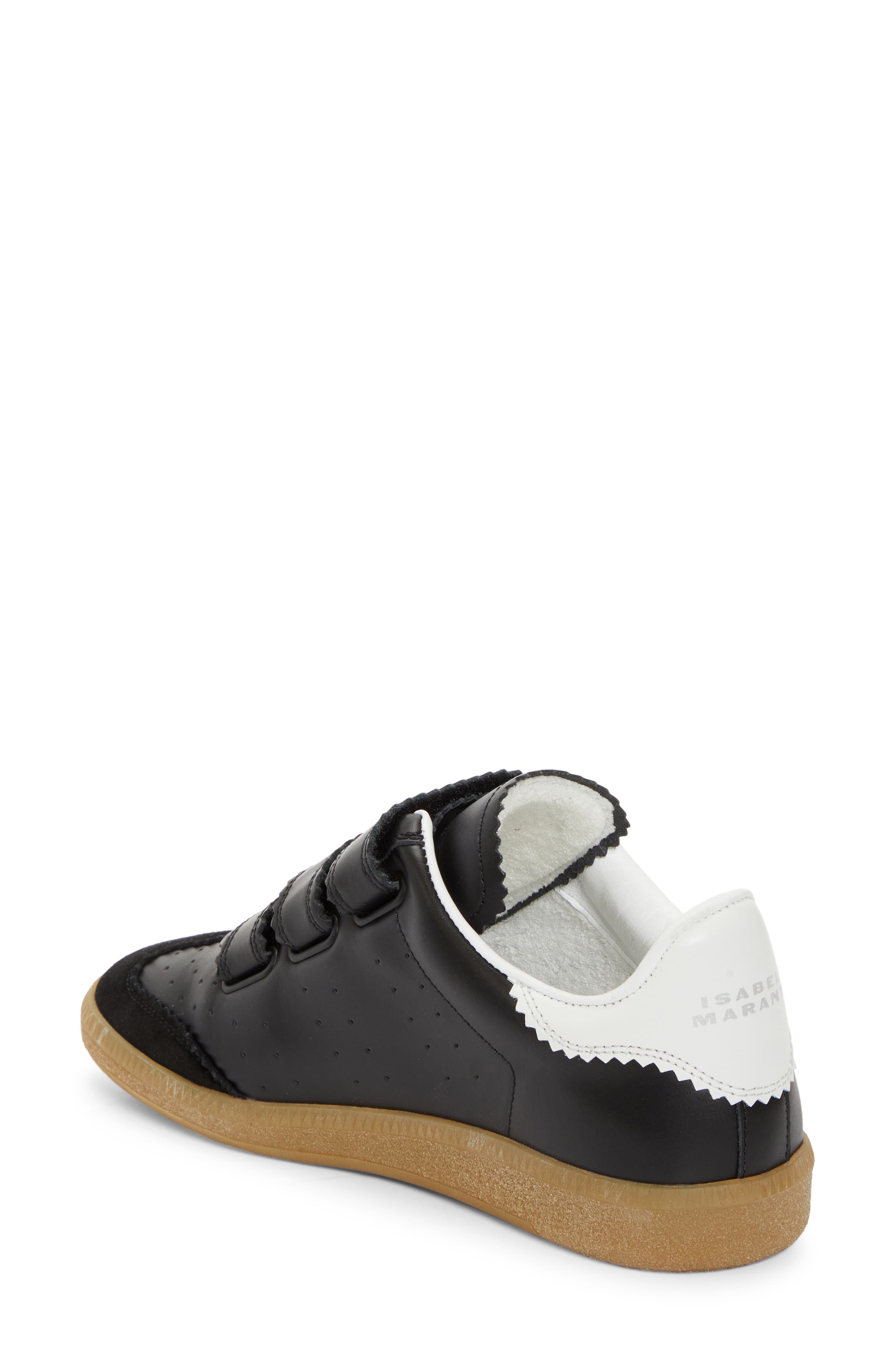 Isabel Marant Beth Low Top Sneaker, Alternate, color, Black