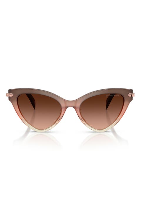 Roanoke 52mm Gradient Cat Eye Sunglasses