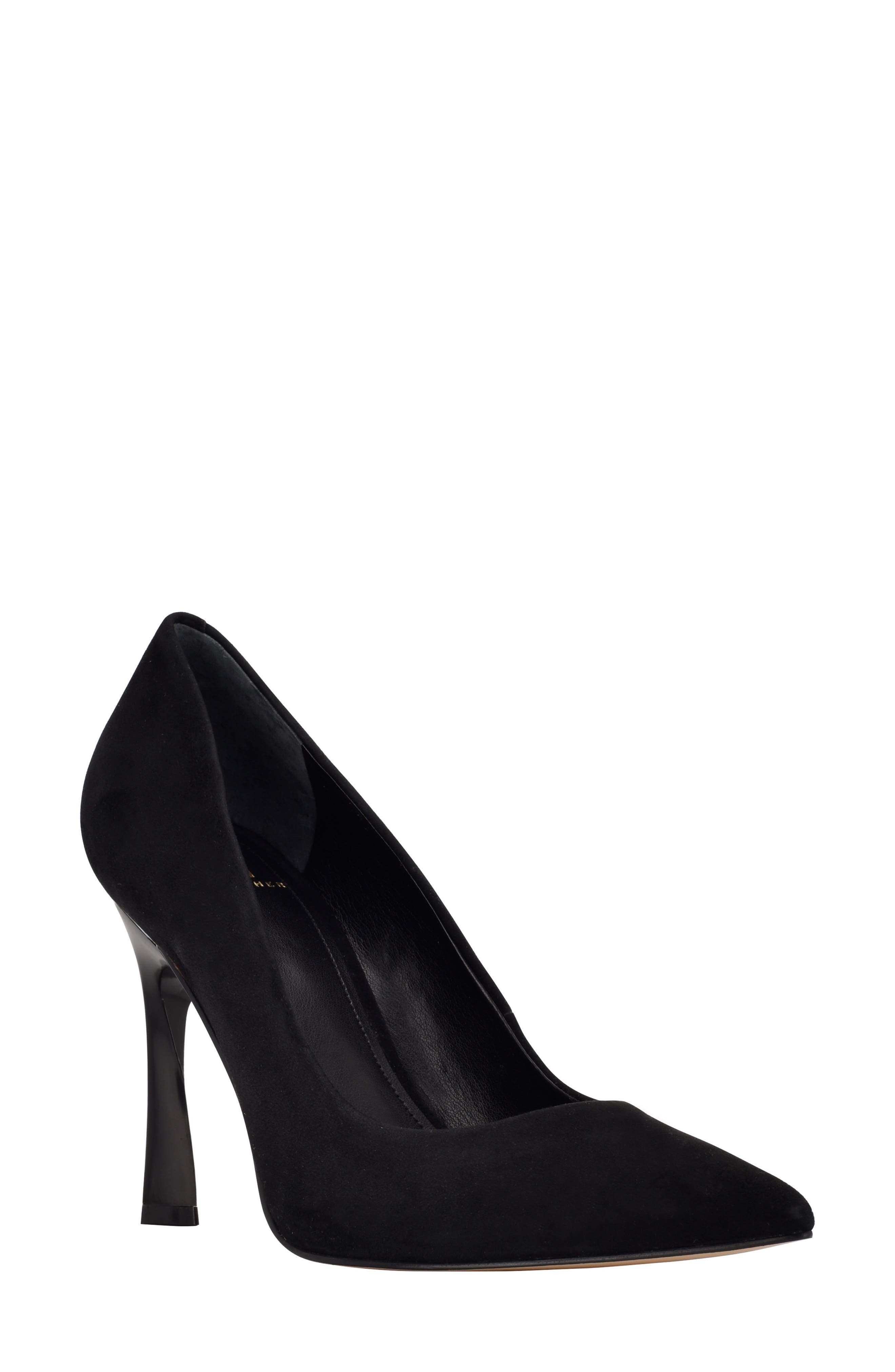 Sassie Pointed Toe Pump, Main, color, BLACK