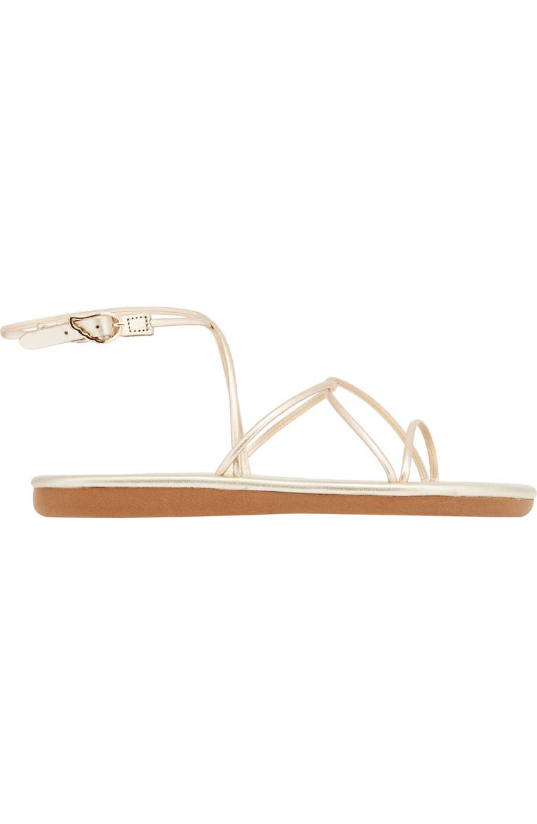 Ancient Greek Sandals Pixida Strappy Sandal, Alternate, color, Platinum