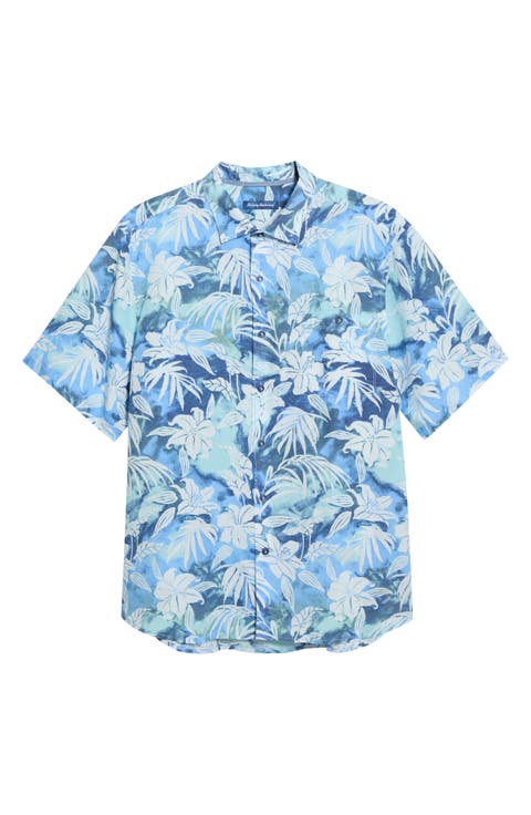 Sand Sunset Ombre Floral Shirt