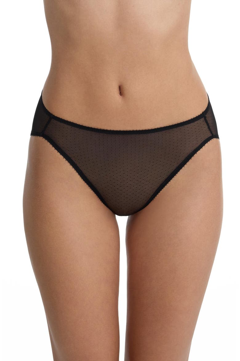Jolie Sheer Lace French Cut Brief 3-Pack, Alternate, color, Black/White/Nylon