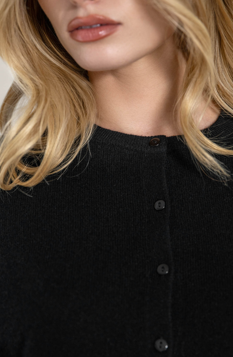 Italic Sadie Cashmere Crew Cardigan, Alternate, color,