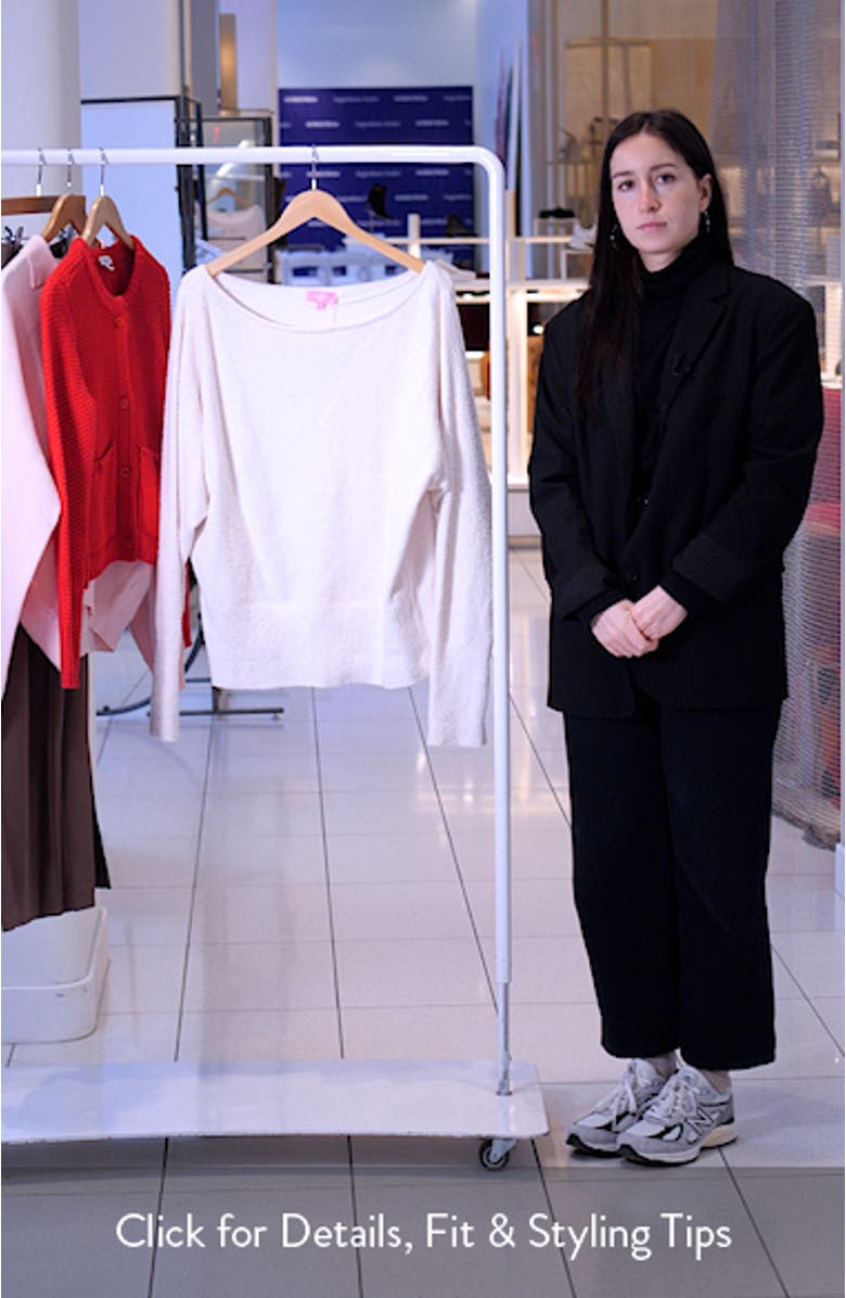 Asymmetric Off the Shoulder Long Sleeve Top, sales video thumbnail