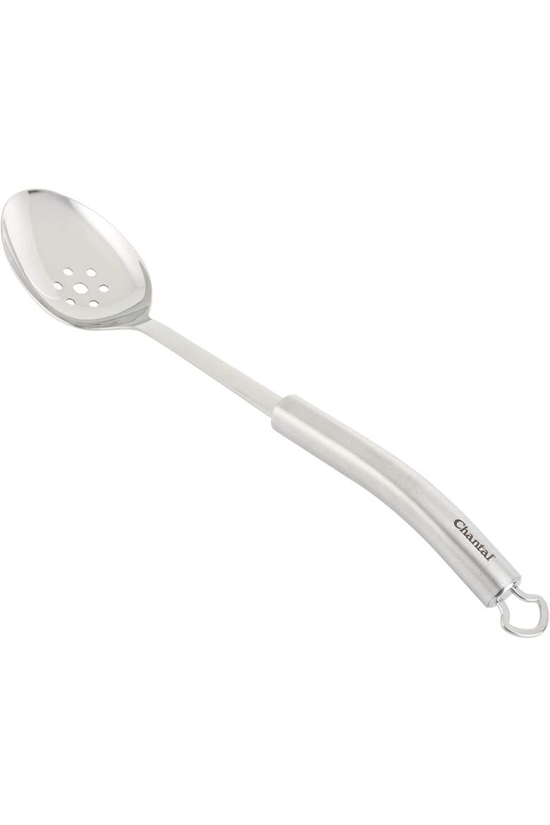 14-Inch Perforated Spoon, Stainless Steel, Main, color, Silver