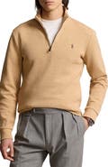 Polo Ralph Lauren Double Knit Jacquard Quarter Zip Top