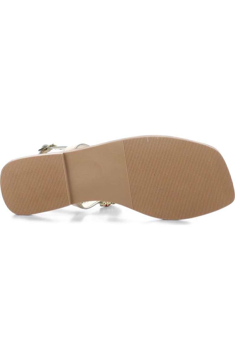 Bos. & Co. Otu Sandal, Alternate, color, Gold Leather/Jewels