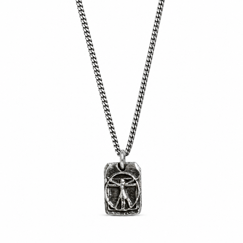 Vitruvian Silver Necklace