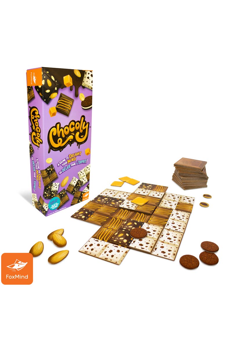 FoxMind Chocoly Family Logical Thinking and Observation Board Game, Alternate, color, Multicolored