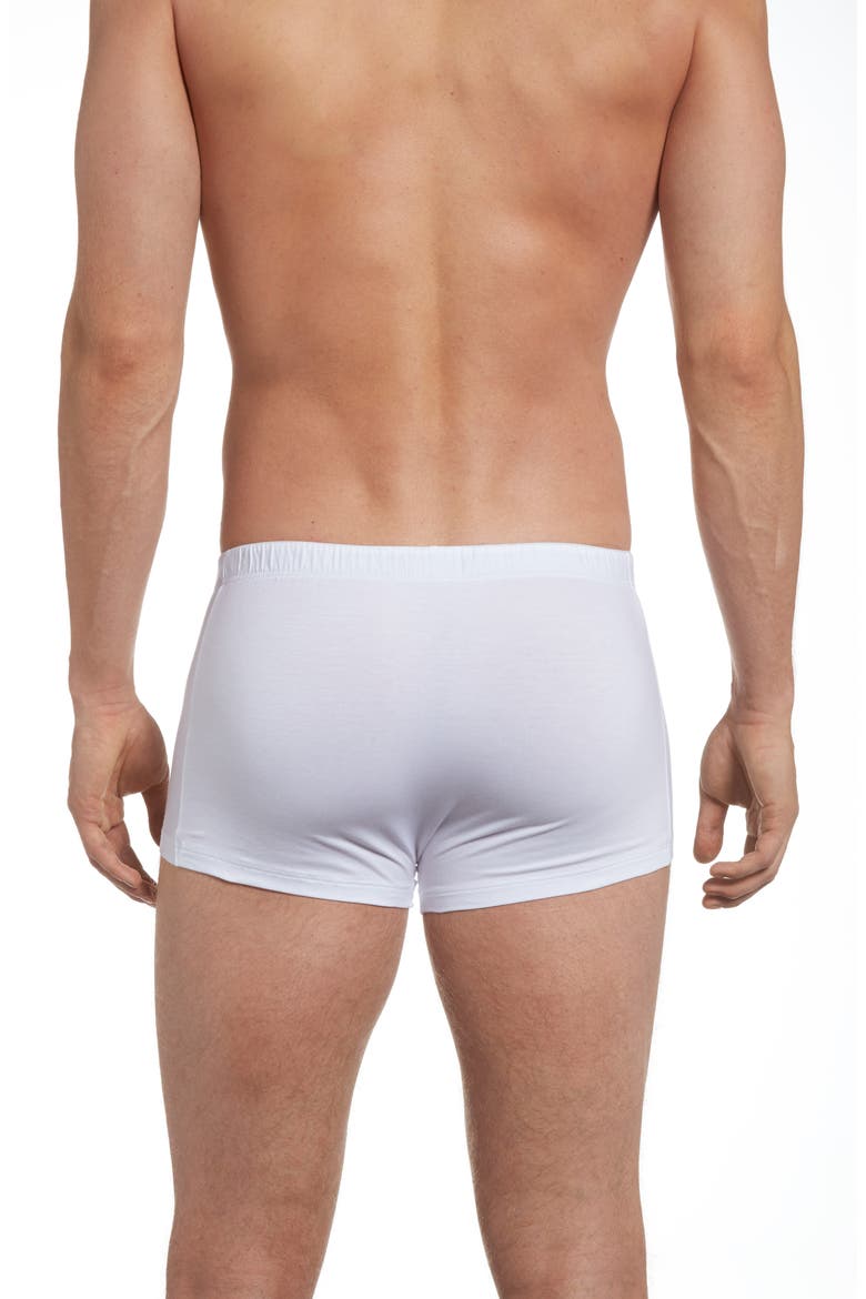Cotton Superior Cotton Boxer Brief, Alternate, color, WHITE