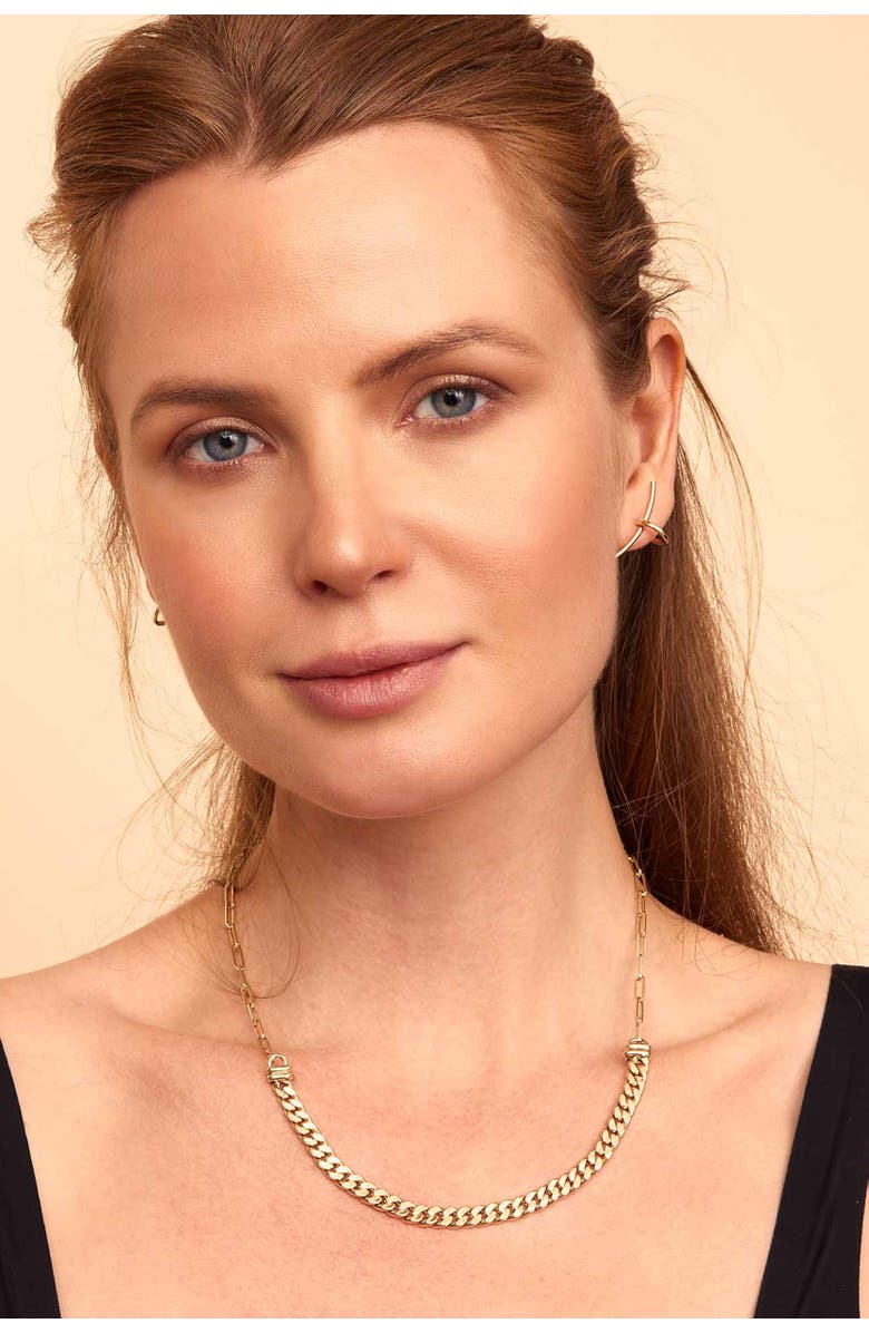 Oradina 14K Yellow Gold Climb High Studs, Alternate, color, Yellow Gold