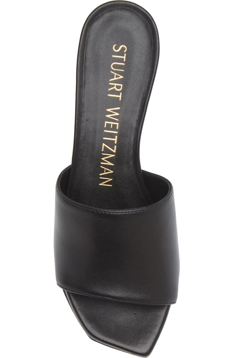 Stuart Weitzman Squarehigh Platform 95 Slide Sandal, Alternate, color,