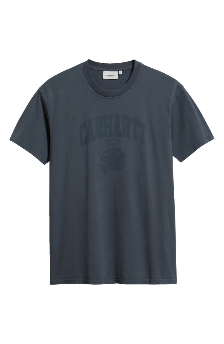 Carhartt Work In Progress Faded Ponds Corps Organic Cotton Graphic T-Shirt, Alternate, color, Deep Night (Heavy Stone Wash)