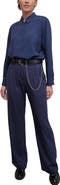 WILDFANG The Empower Pinstripe Wide Leg Trouser