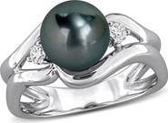 DELMAR Cultured Tahitian Pearl Ring