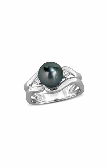 DELMAR Cultured Tahitian Pearl Ring