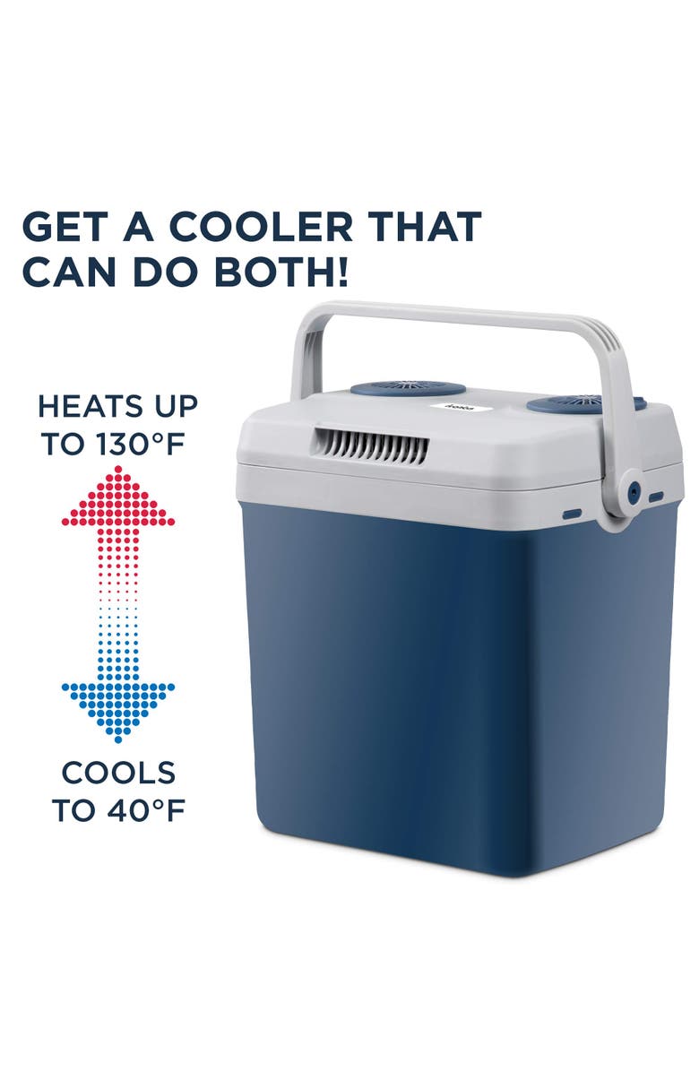 Ivation 25L Electric Cooler/Warmer, Alternate, color, Blue