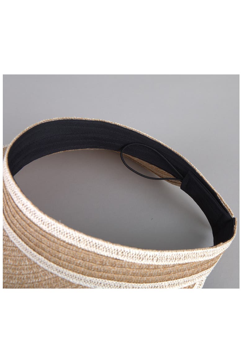 Trixie Wide Brim Packable Visor, Alternate, color, SAND