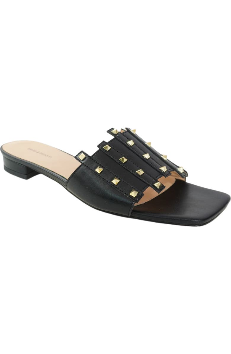 Belle & Bloom Until We Meet Stud Slide, Alternate, color, Black